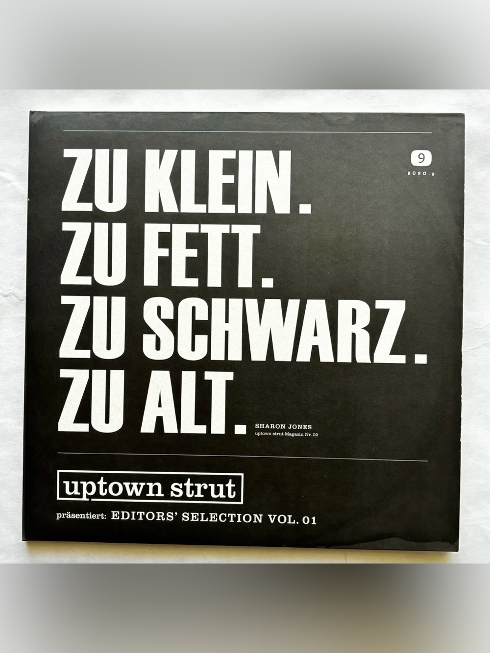 Uptown Strut Editors Selection Vol 1 Vinyl Record 2xLP Electronic Soul Funk 2010